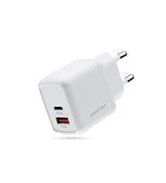 Polosmart PBS137 Hızlı 1 USB 1 PD Çıkışlı 30W Şarj Adaptörü Duvar Şarjı Beyaz