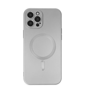 Apple İphone 12 Pro Max Kılıf Moshi Lens Magneticsafe Silikon - Gümüş