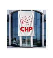 CHP Bayrağı 140gr Premium Raşel Kumaş 400x600cm