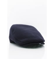 Erkek Şapka Lacivert Kışlık Trend Flat Cap Yün Kasket
