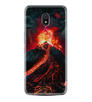 Xiaomi Redmi 8A 8 Pro 9C 9T 10C 11T Pro Kılıf Desenli Silikon Yanardağ 1611