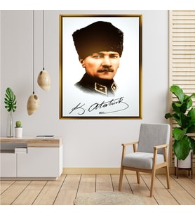 ÇERÇEVELİ ATATÜRK TABLO S537