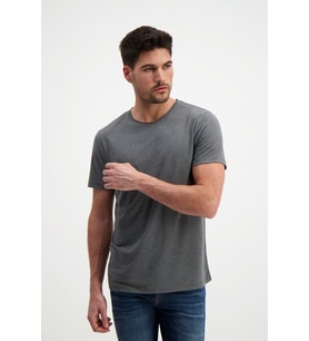 Gri Erkek Basic T-shirt