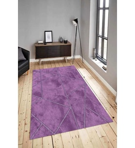 Dijital Baskılı Yıkanabilir Kaymaz Modern Renkli Salon Halısı Mutfak Halısı Yolluk ND-HY-1088 (Pembe)