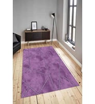 Dijital Baskılı Yıkanabilir Kaymaz Modern Renkli Salon Halısı Mutfak Halısı Yolluk ND-HY-1088 (Pembe)