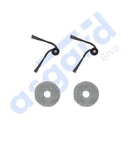 Roborock Saros 10- Saros 10R Uyumlu 2 Yan Fırça 2 Mop PKT-iasgf0000893