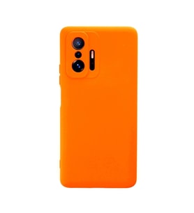 Xiaomi Mi 11T Pro Kılıf Nano içi Kadife Silikon - Turuncu