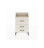 Arges Komodin Tek Raflı 3 Çekmeceli 60x30x96 Aytaşı-Aytaşı