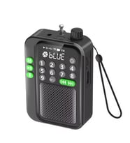 Ultratekno C9 Bluetooth Şarjlı Radyo USB & TF Kart Okuyucu Deprem Çantasına Uygun FM Radyo (Siyah)