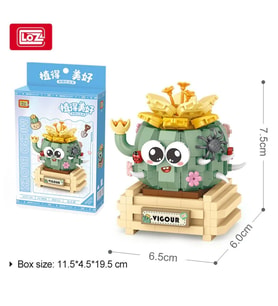 Lz-8834 Kaktüs 450 Parça Block Oyuncak