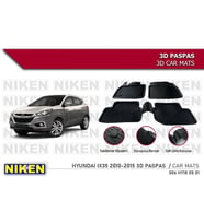 Hyundai ix35 Havuzlu 3D Paspas Niken Siyah 2010 Sonrası