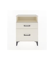Arges Komodin Tek Raflı 2 Çekmeceli 60x30x80 Aytaşı-Aytaşı