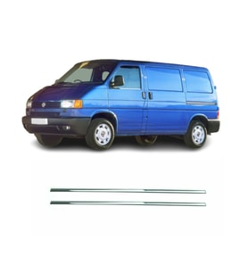VW T4 Krom Transporter Cam Çıtası 2Prç. 1995-2003 P.Çelik