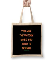 Friendship Quotes DAY ideas LOVE gift Sophocles Bez Çanta Uzun Saplı
