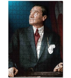 Cakapuzzle Mustafa Kemal Atatürk Posterleri Puzzle Yapboz MDF (Ahşap) (120 Parça)
