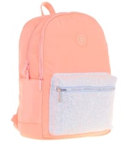 Kaukko Bright Kız Çocuk Taşlı Somon Üç Bölmeli Okul Çantası - K1810 (Çok Renkli)