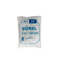 Plastik Dübel 8 Mm 1000 Adet (Beyaz)
