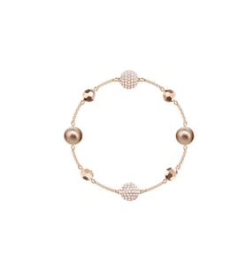 Monemel Swarovski Taşlı Rosegold  Bileklik  (Altın Kaplama)