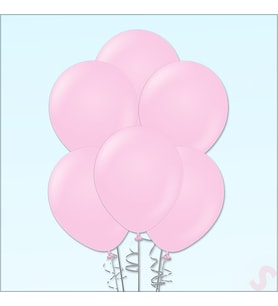 Pembe Pastel Balon, 30cm x 10 Adet