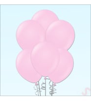 Pembe Pastel Balon, 30cm x 10 Adet