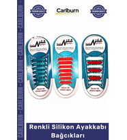 Dayanıklı Pratik Kolay Temiz Şık Aksesuar Stil Spor Yürüyüş Renkli Silikon Ayakkabı Bağcıkları