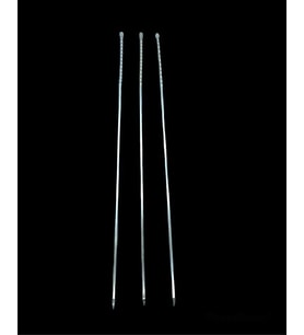 Burgulu Kuşbaşı Şişi - Metal - Kalın Kare - 50 cm