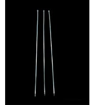 Burgulu Kuşbaşı Şişi - Metal - Kalın Kare - 50 cm