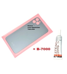 iPhone 11 PRO MAX Arka Pil Batarya Kapağı (CAM+B-7000) MAVİ