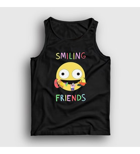 Presmono Unisex Siyah Poster Smiling Friends Atlet 533773tt