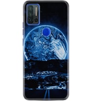 Reeder P13 Blue Max Pro Kılıf Silikon Desen Mavi Gece 1605