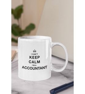 Muhasebeci I Can't Keep Calm I'm Accountant Hediyelik Baskılı Kupa Bardak