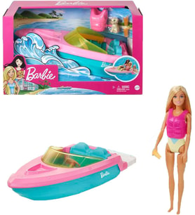 Barbie Bebek Ve Teknesi Oyun Seti, 3 Yaş Ve Üzeri, Grg30 (Çok Renkli)