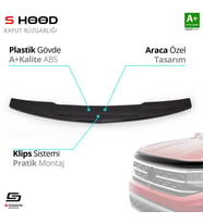 Mitsubishi Uyumlu L200 ABS Plastik Kaput Rüzgarlığı 2007-2015 A+Kalite Parça