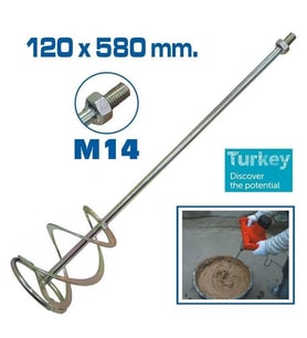 Topshop Th14343 Boya Alçı Harç Karıştırıcı Uç 120X580 Mm