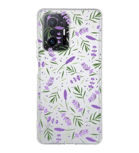 PrintiFy Xiaomi Mi 11T Pro ile Uyumlu 1mm Slim Fit Water Color 3 Baskılı Şeffaf  Kılıf