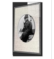 Atatürk Cam Tablo 4 mm Dayanıklı Temperli Cam