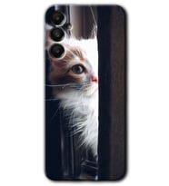Galaxy A05s Kılıf HD Desen Baskılı Kılıf - Kedi Bakışı