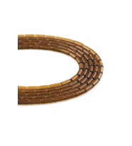 Cam Parlak Kahverengi Silindir Kesim 5x10mm Dizi