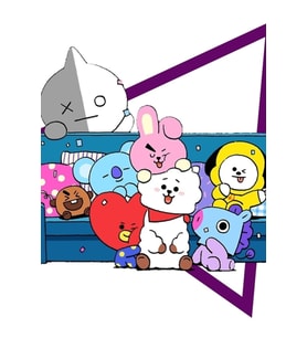 Bt21 Tablo Ahşap Poster Dekoratif Kod5888