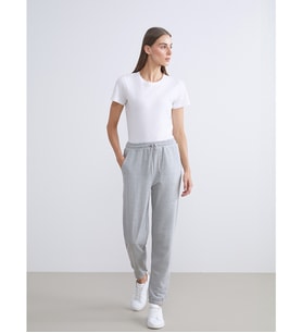 LCW EVERYDAY Gri Beli Lastikli Kadın Jogger Eşofman Altı