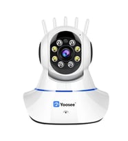 Kablosuz Full HD 1080P wifi IP 5 Antenli kablosuz 355° Bebek izleme Güvenlik Kamerası