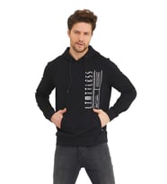 ADAMS LİMİTLESS KAPŞONLU SWEATER (Siyah)
