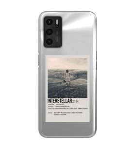 Oppo A16 / A55 Uyumlu Interstellar Tasarımlı Şeffaf Telefon Kılıfı