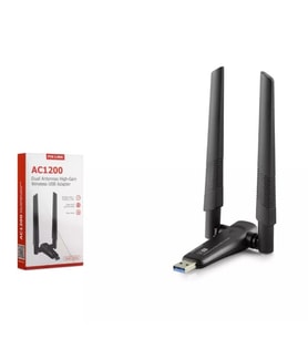 P-ix-Link UAC20 AC1200 Dual Band 5G WiFi Adaptör RTL8812BU (Siyah)