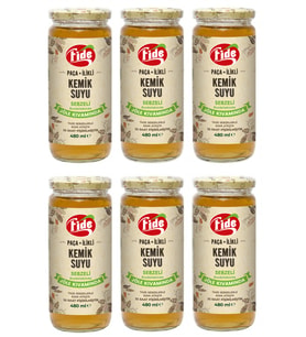 Fide Paça + İlikli Kemik Suyu Jöle Kıvamında Sebzeli 6 X 480 ML