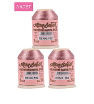3 Adet Altınbaşak Oya ve Dantel İpi 20 gr - Royaleks - No: 102