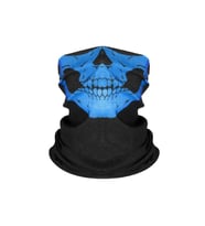 Buff-kuru Kafa Iskelet Maske Motorcu Kar Maskesi-boyunluk-maske-baf-ağızlık-balaklava Mavi