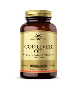 Solgar Cod Liver Oil 100 SoftGel Kapsül
