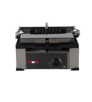 12 Dilim Saf Döküm Tost Makinesi  1550 W. Döküm 35x25 - 11,75 Kg - Ebat 26x36x32 (Gri)