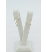 STİL İNCİSİ/XUPING JEWELRY ÜÇGEN NOKTA TAŞLI KÜPE